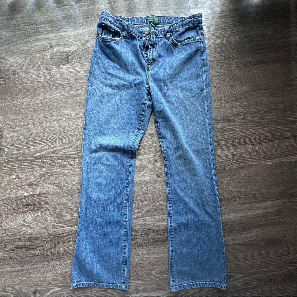 Ralph Lauren Blue Mid Rise Jeans